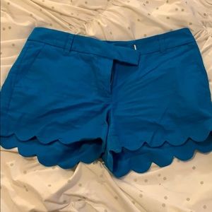 JCrew Scalloped Shorts